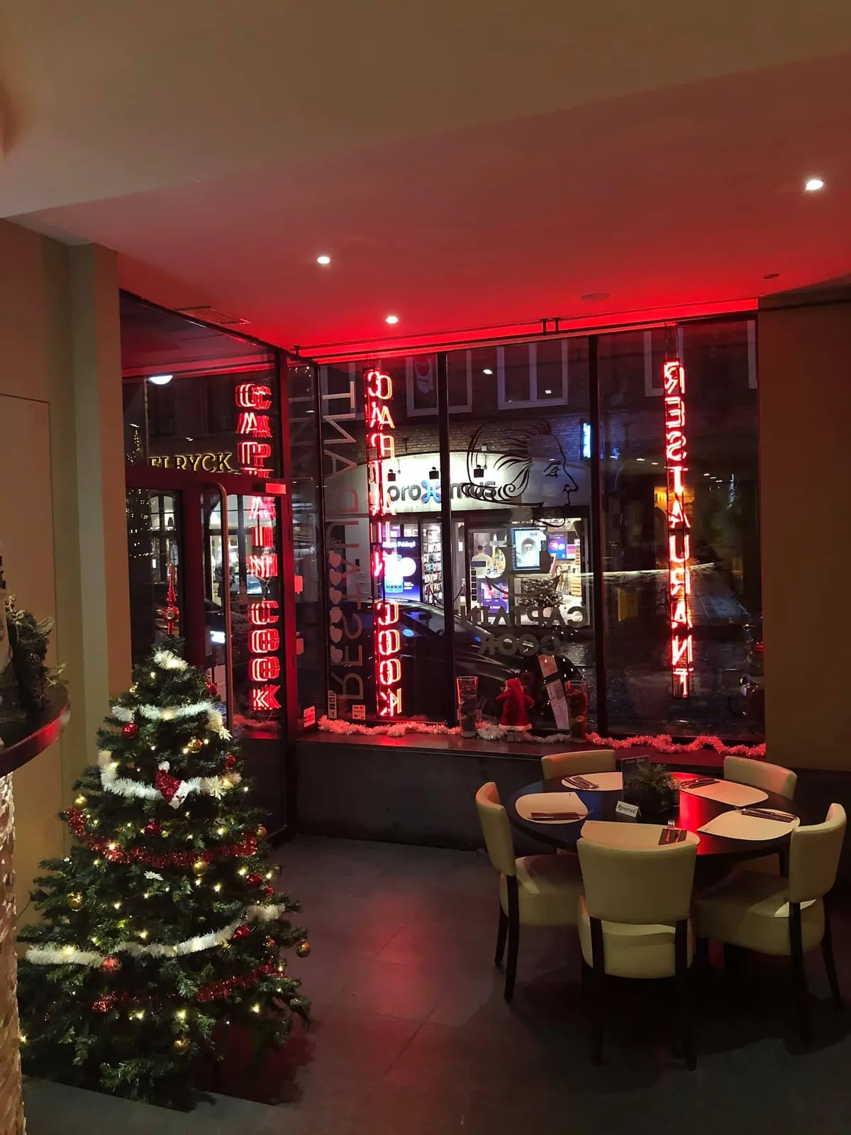 Sfeer in het restaurant